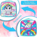 AGSDON Unicorn Backpack with Lunch Bag View