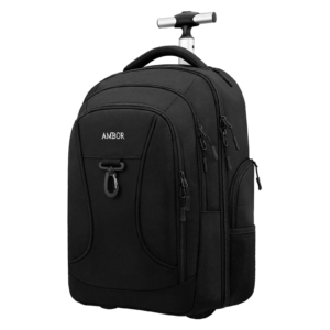 AMBOR Carry On Rolling Backpack
