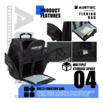 AUMTISC Fishing Tackle Backpack Interior View