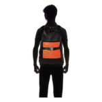 AX Armani Exchange Men's Drawstring Backpack Wearing View