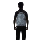 AX Armani Exchange Men's Graphic Backpack Wearing View