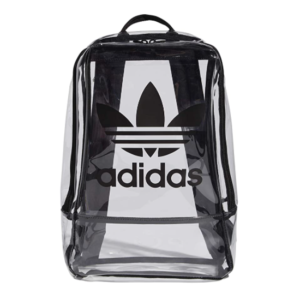 Adidas Vista frontal de la mochila transparente