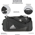 Adidas Lacrosse Duffel Backpack Detail View