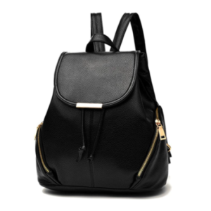 Aiseyi Womens PU Leather Backpack Front View