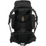 Amazon Basics 75L Internal Frame Hiking Backpack Back View