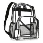 Amazon Basics Clear School Backpack Front View
