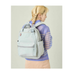 Anello BASE 2WAY A4 Backpack- When Worn View