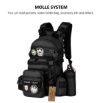 ArcEnCiel 25L Molle Motorcycle Backpack Molle view