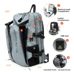 Arctic Hunter Sports Backpack Side View