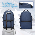 Asenlin 40L Carry On Backpack Back View