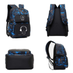 Asge Luminous Backpack and Sling Bag Set Exterior View