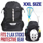 Athletico Attack XXL Lacrosse Bag Helmet and Stick View