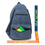 Athletico Compact City Tennis Backpack Dimension View