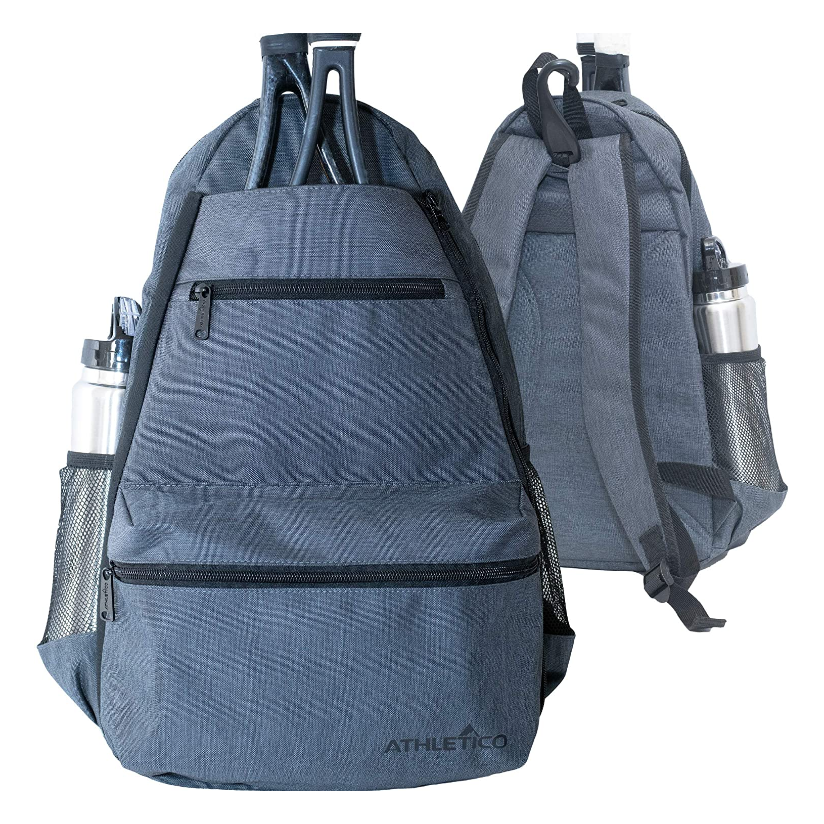 Athletico Compact City Tennis Backpack Front View
