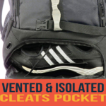 Athletico Youth Lacrosse Bag Shoe Pocket View
