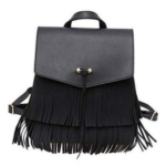 Ayliss Womens Fringed Backpack Front View