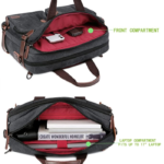 BAOSHA Convertible Messenger Backpack Compartment View