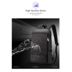 BOPAI Slim Ultralight Laptop Backpack Waterproof View