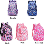 Bansusu Geometric Print School Backpack Colors View