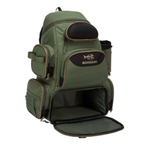 Bassdash Fishing Tackle Backpack Front View