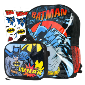 Batman 3件套捆綁式背包正面圖