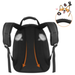 BlitzWolf Space Capsule Cat Backpack Back View