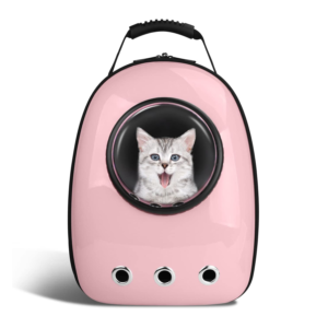 BlitzWolf Widok z przodu plecaka dla kota z kapsułą kosmiczną