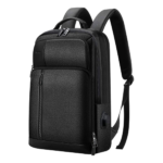 Bopai 21L Slim Leather Backpack Front View