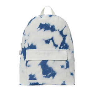 Calvin Klein Canvas Bleached Denim Backpack - Front View