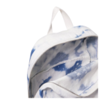 Calvin Klein Canvas Bleached Denim Backpack - Top View