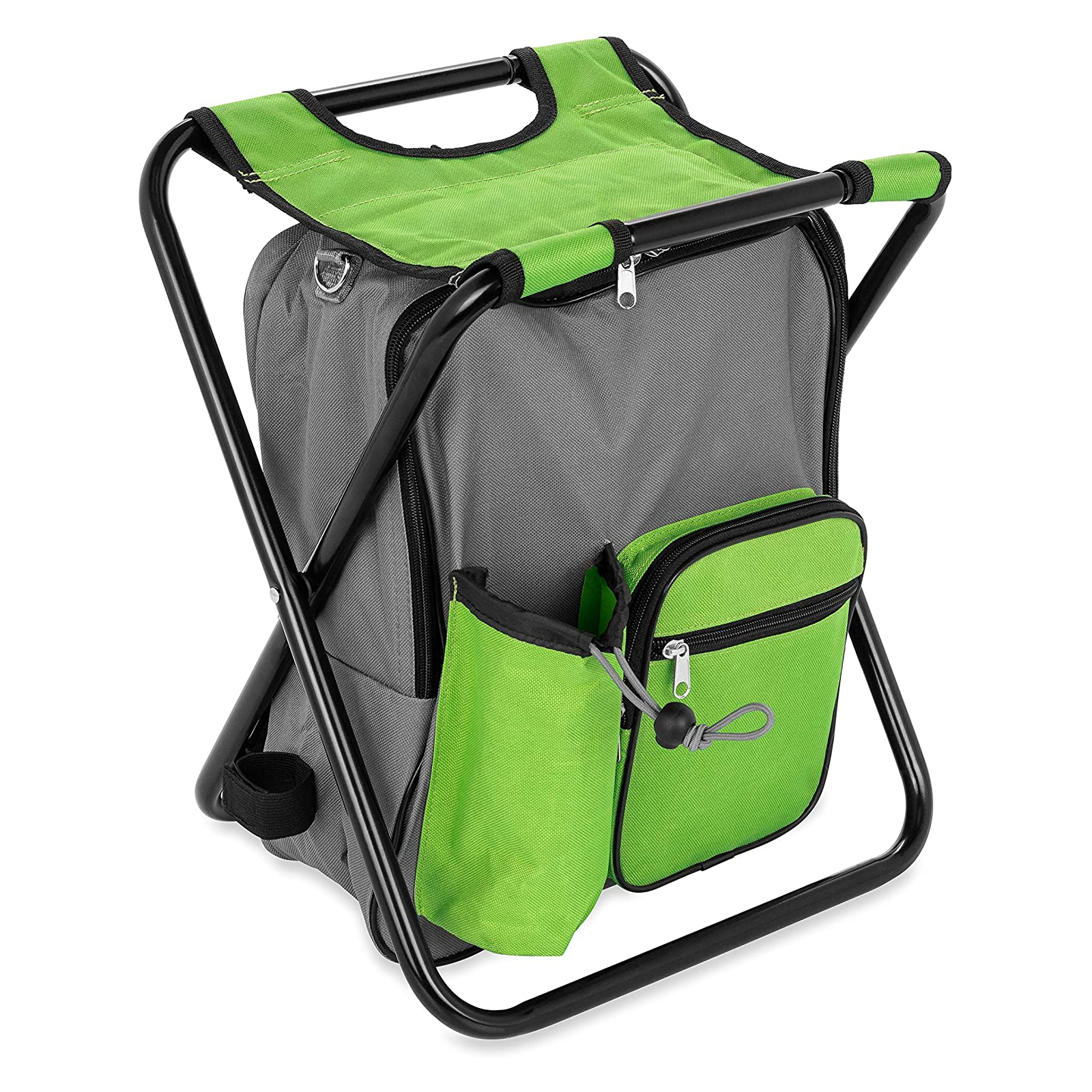 Camco Folding Stool Cooler Backpack
