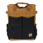 Carhartt 28L Nylon Cinch-Top Convertible Tote Backpack - Front View