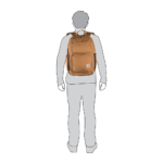 Carhartt Rain Ddefender® 28L Dual-Compartment Backpack - When Worn