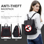 Charmore Anti-theft Backpack Back View