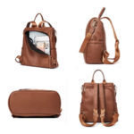 Cluci Womens Leather Backpack Other View