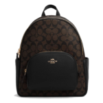 Coach Court Backpack In Signature Canvas Front View