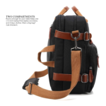 CoolBELL Convertible Messenger Backpack Side View