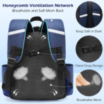 Cosyres Toddler Backpack Dimension View