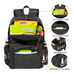 DAUSROOB Insulated Cooler Backpack Compartment View
