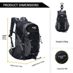 Diamond Candy 40L Hiking Backpack Dimension View