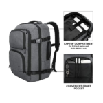 Dinictis 40L Carry On Backpack Pocket View