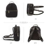 EMPERIA Kadeline Faux Leather Mini Backpack Exterior View