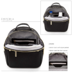 EMPERIA Kadeline Faux Leather Mini Backpack Interior View