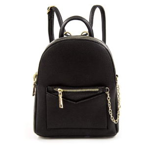 EMPERIA Kayli Faux Leather Mini Backpack Front View