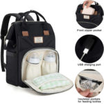 Fancyout Diaper Bag Backpack Front Pocket View