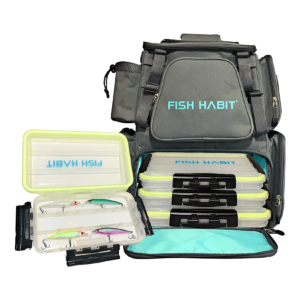 Fish Habit Fishing Backpack Front View