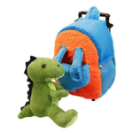 Funday Dinosaur Kids Backpack with Wheels Front View
