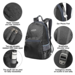 G4Free 20L Packable Hiking Backpack Exterior View