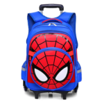 GLOOMALL Spiderman Six Wheels Backpack Front View