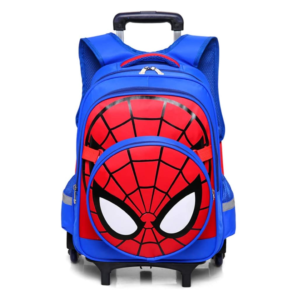 GLOOMALL Widok z przodu plecaka Spiderman Six Wheels